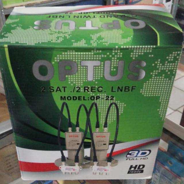 LNB C Band  2 output, 2 tv ,2 receiver ,Dual Output Optus