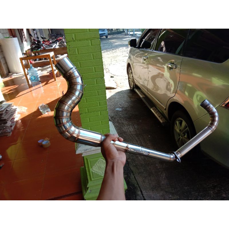 leher cobra FU ful cacing. leher/header cobra VIXION dan FU inlet 50mm