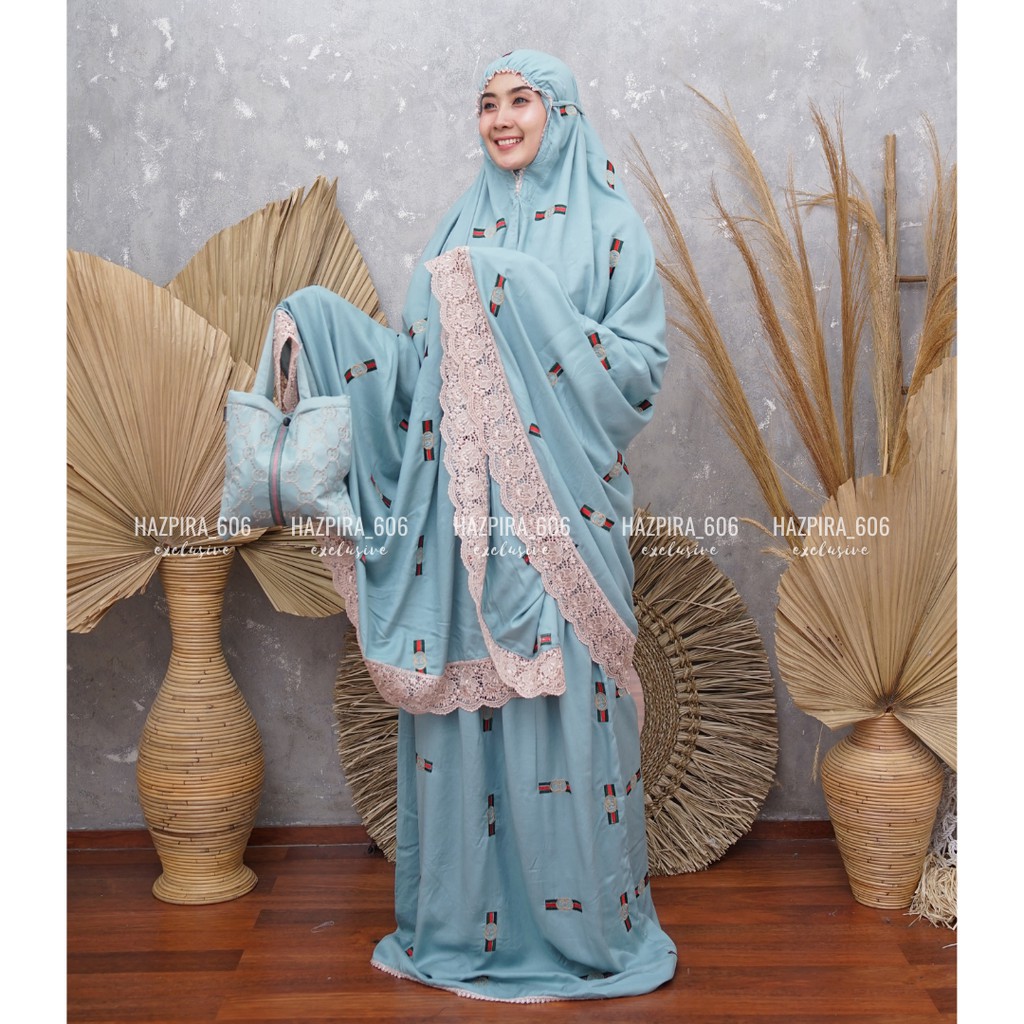 MUKENA DEWASA RAYON BORDIR GHALIYA JUMBO