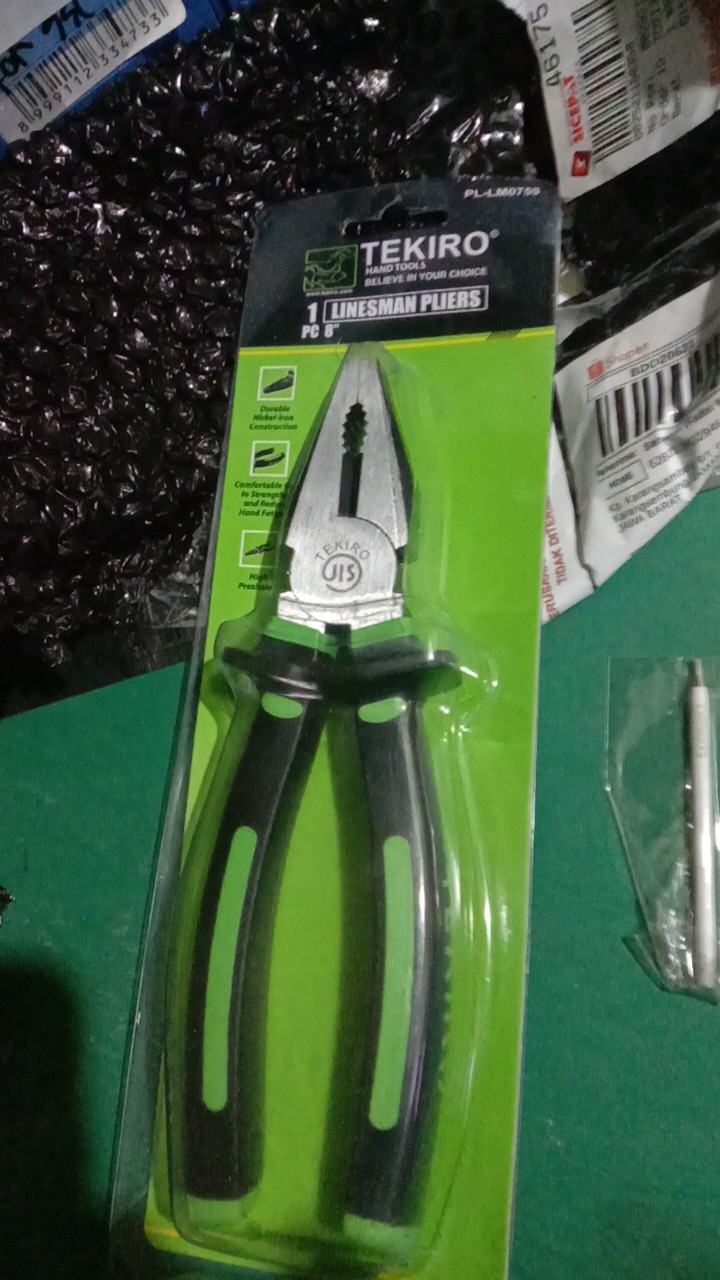 Tang Kombinasi 8 Inch Tekiro - Black Series