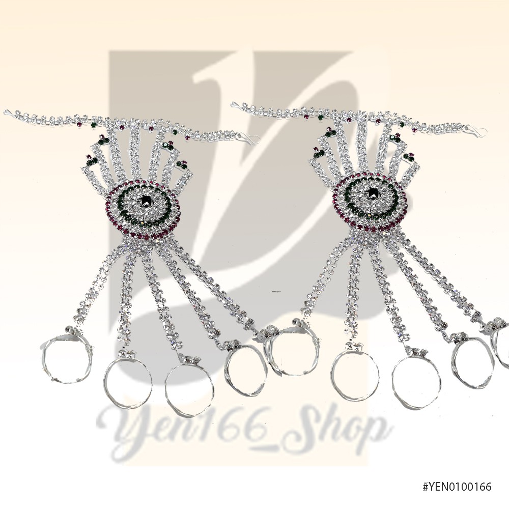 Gelang Cincin Silver / Gelang Cincin Set India