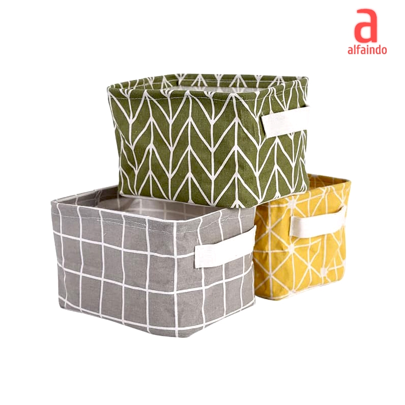 Alfaindo Storage Box Tempat Penyimpanan Keranjang Mini BS002