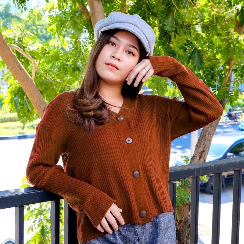 satu ball Knitt rajut / cardigan / cardi crop