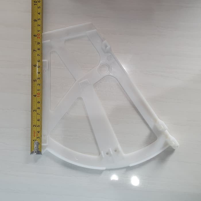 JUAL MURAH Bracket Fitting Engsel Lemari Rak Sepatu Putar 2 Susun Hitam Plastik