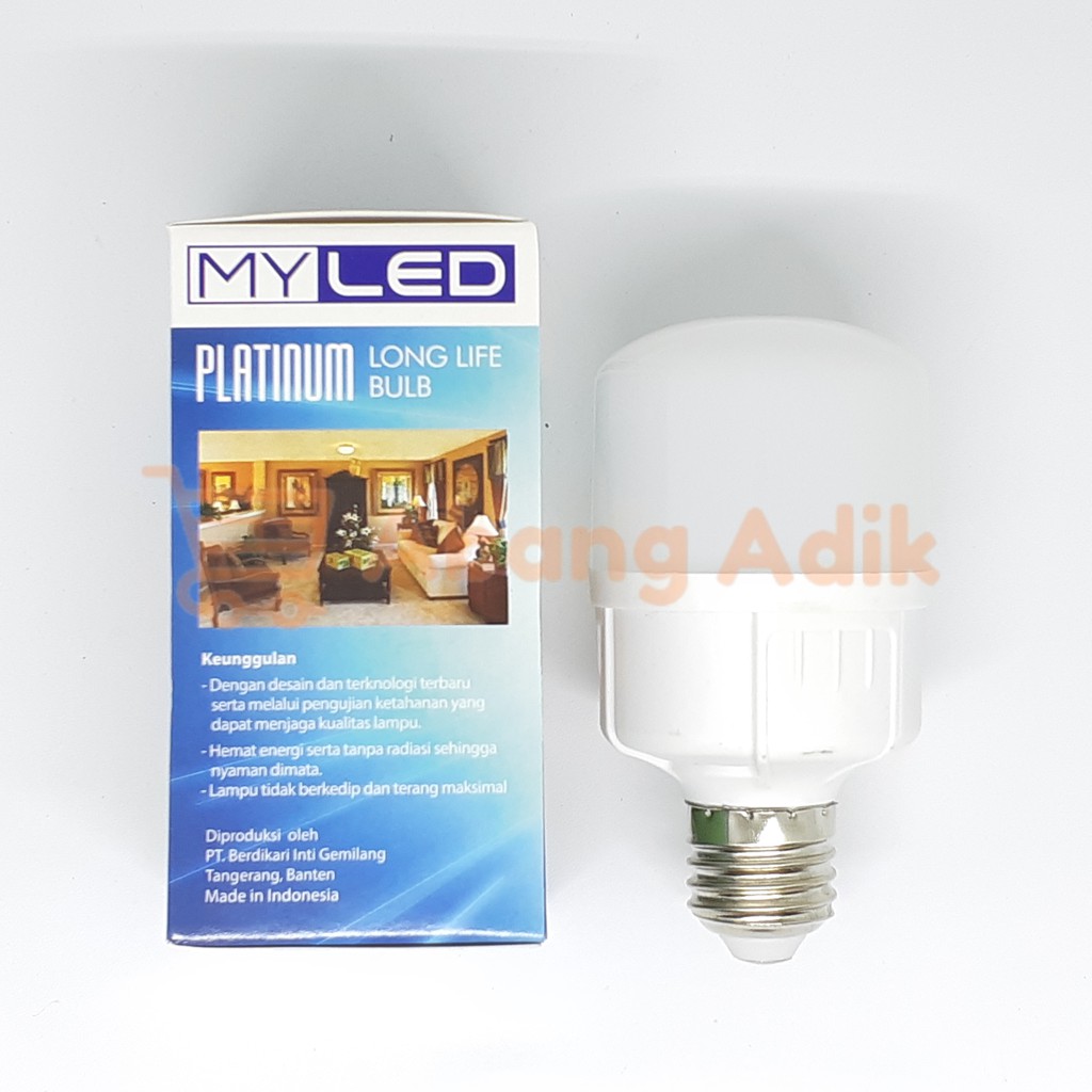 MyLED platinum 10w Lampu My LED Bulb Murah 10 watt w daylight putih