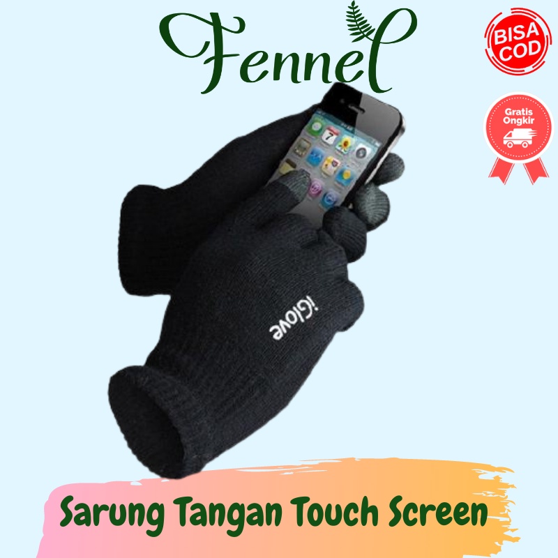 Sarung Tangan Touch Screen Untuk Smartphones &amp; Tablet