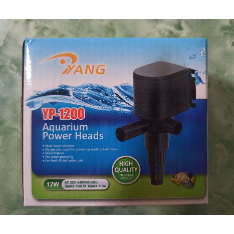 Pompa Mesin Powerhead Aquarium Aquascape Yang YP1200 YP-1200 YP 1200 murah