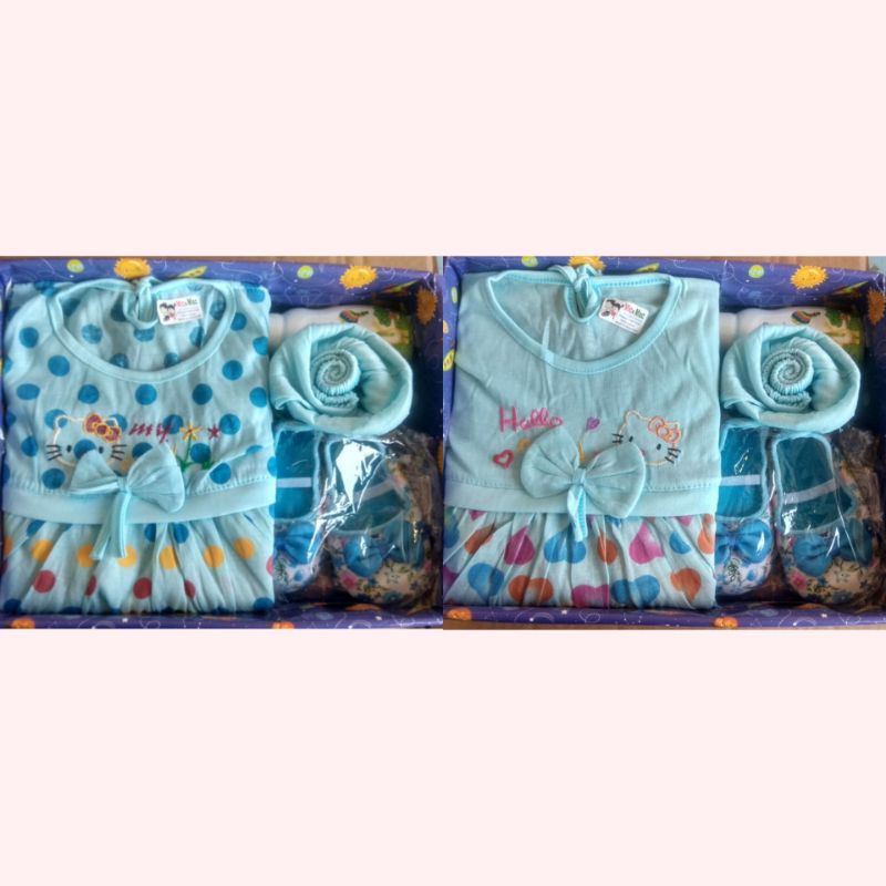 Kado Bayi Baru Lahir/Parsel Sambang Bayi -CEWEK-Biru muda 1