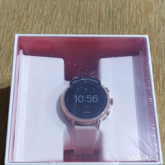 Ready New In Sealed Fossil Gen 4 Digital Smartwatch Q Venture HR Rosegold Blink FTW6015