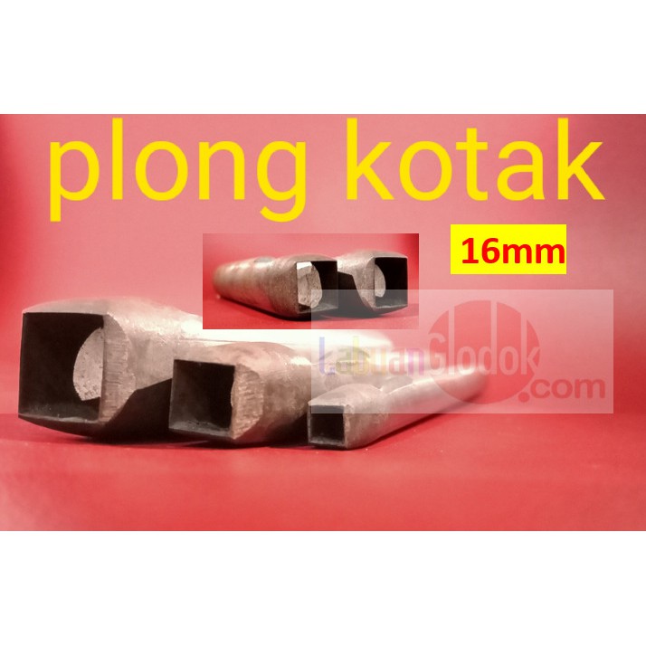 

Plong Kulit bentuk Kotak 16mm/Plong Kotak /Pembolong Kotak 16mm