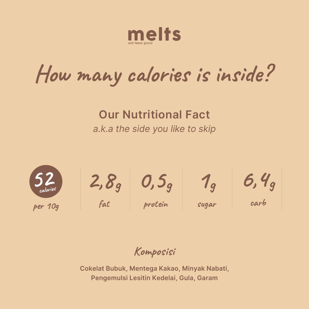 MELTS Almost Dark Chocolate 55%