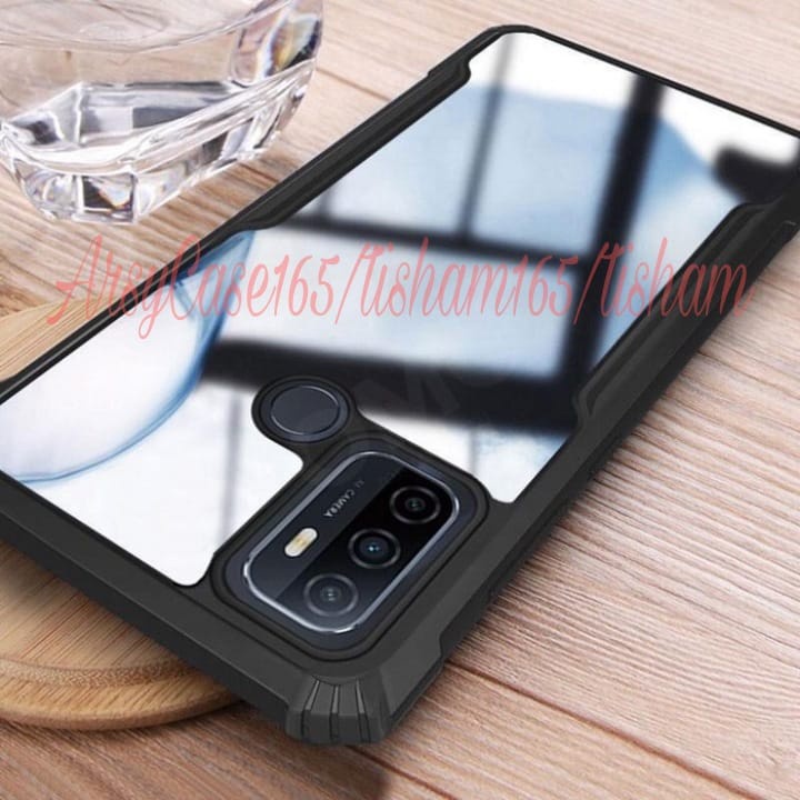 Casing Hard Case OPPO A53 / Oppo A33 (2020) / Oppo A53s 2021 Shockproof Armor Tranparant Premium Han