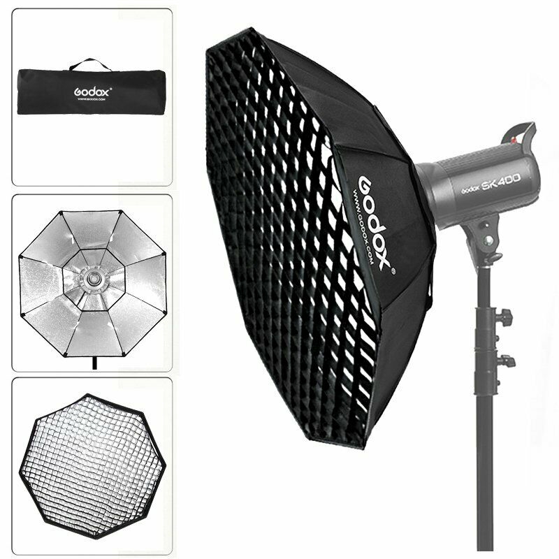 Godox Softbox Octaox Grid Ukuran 140cm/56 " Untuk Lampu