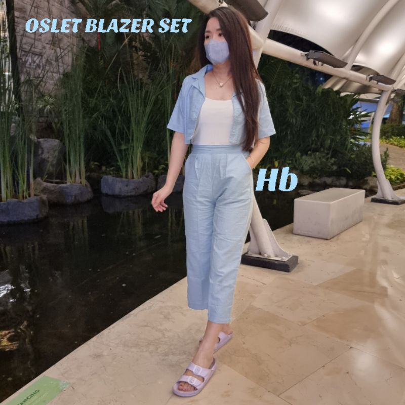 HB.FASHION OSLET BLAZER SET