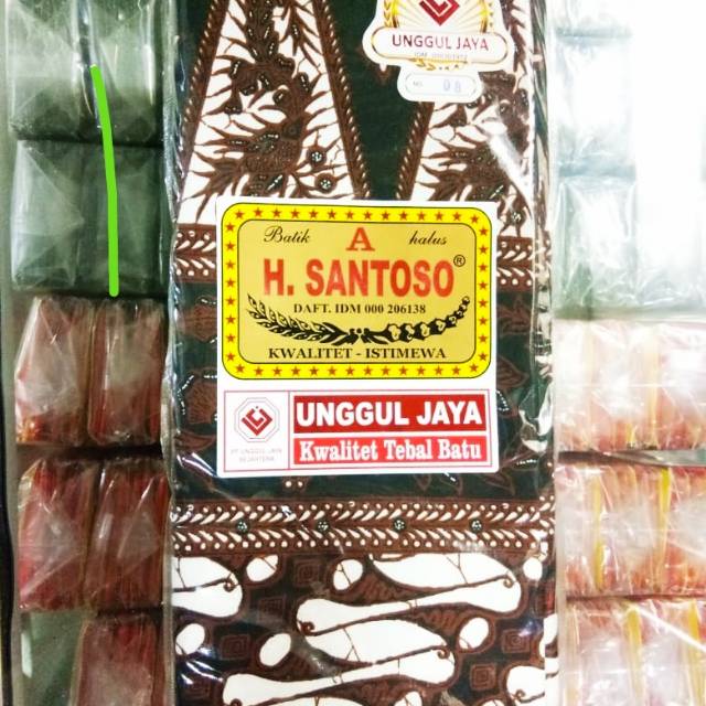 Kain jarik batik santoso bahan katun grade A (kualitas terbaik)