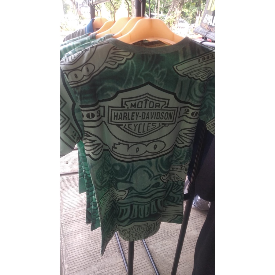 KAOS BAJU HARLEY DAVIDSON KAOS BIKERS WANITA COMBED