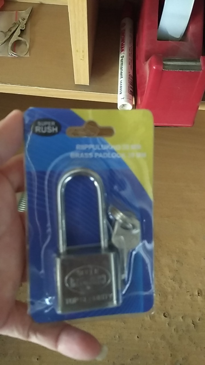 Gembok Nikel Rush 30 Mm Leher Pendek & Panjang