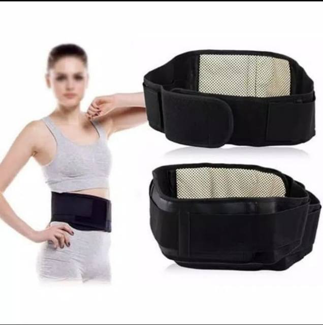 Sabuk Pemanas Pinggang Terapi Pinggang Korset Pria / wanita SELF HEATING BELT Penghangat Pinggang