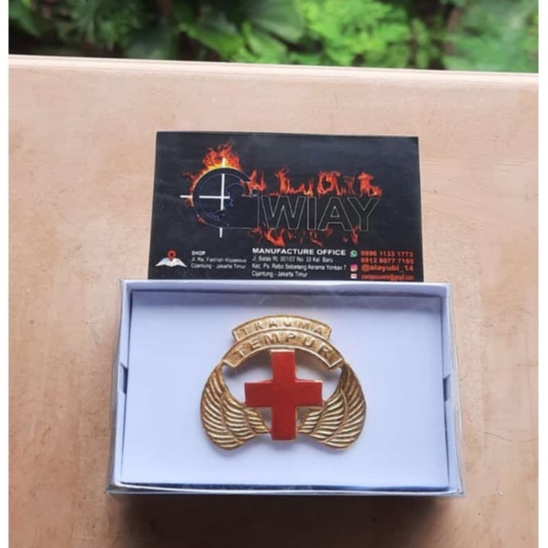 Pin / Bros / Wings / Brevet Trauma Tempur + TNI POLRI