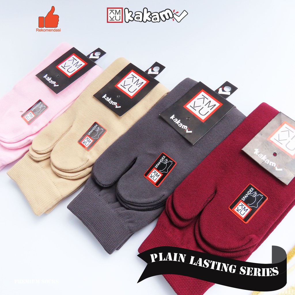 Kakamu Paket Kaos Kaki Jempol Polos /Plain Lasting Collection, Limited &amp; Polos uk.S Mix 12 Pasang