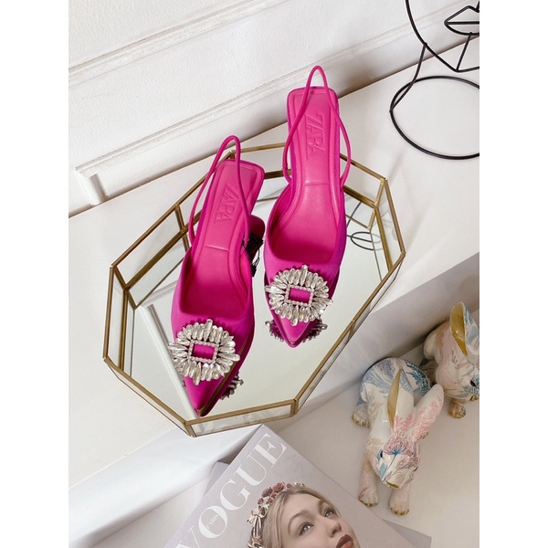 Sepatu Heels Zara 3 cm dan Zara Plat [FREE PAPERBAG FREE BUBBLEWRAP] ZR-455 HEELS