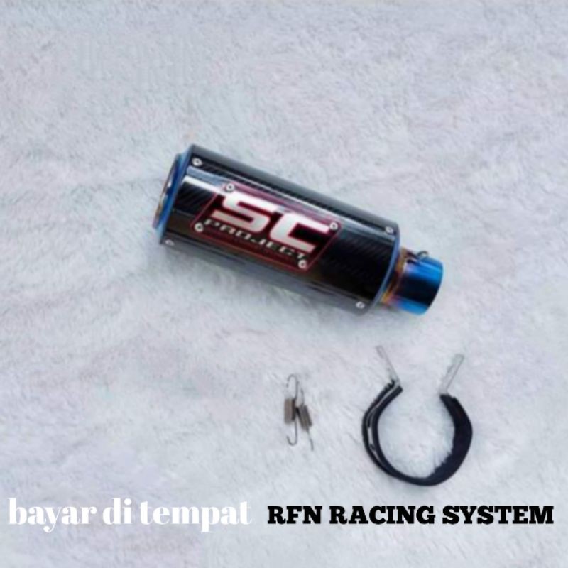 SLENCER SILINCER SC PROJECT KARBON VIXION OLD NVL R CB 150 CBR 150R R 15 V2 V3 SONIC 150 GTR MX KING