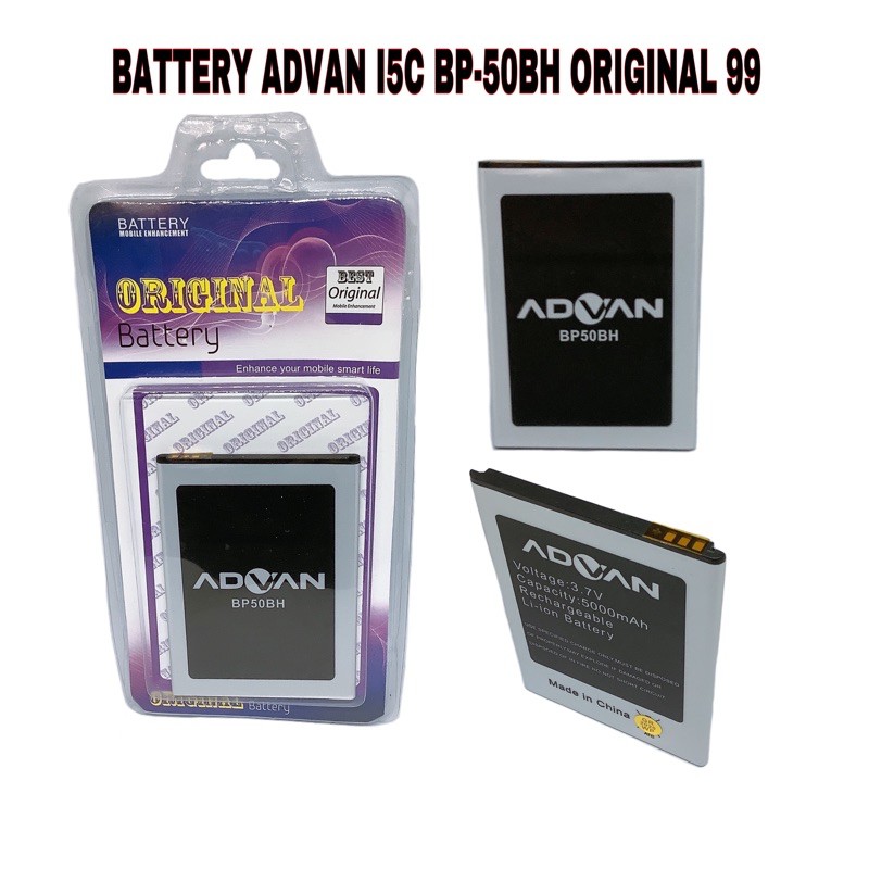 BATTERY BATERAI ADVAN I5C BP50BH BP-50BH ORIGINAL 99