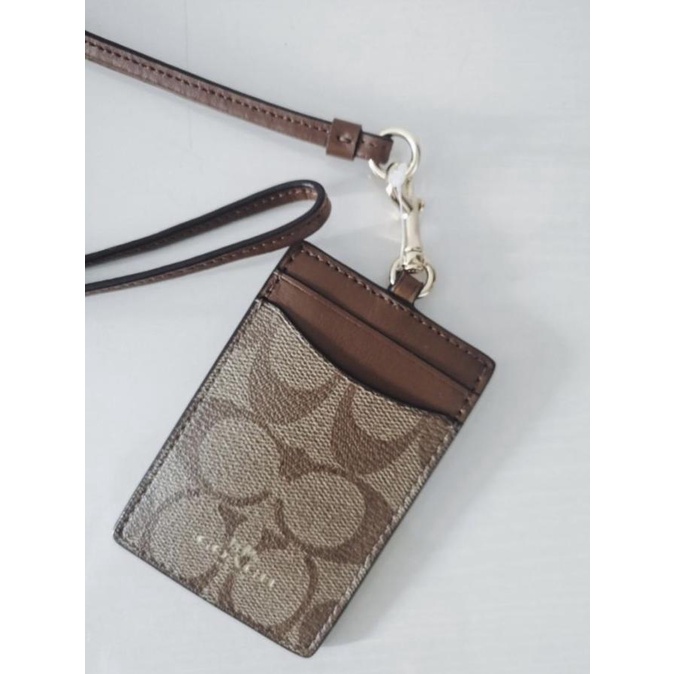 

Office & Stationery | Document Organizer | Lanyard Coach New York Signature Id Card Holder | Best Seller