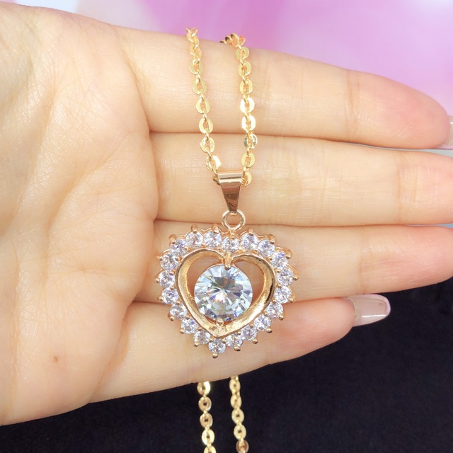 Kalung dewasa kalung wanita mirip emas asli