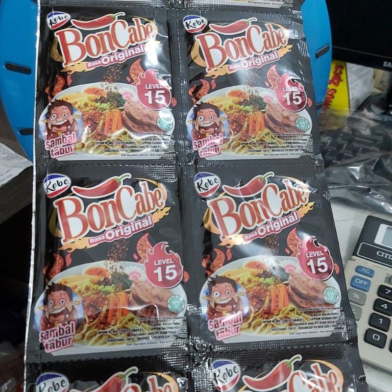 

kobe bon cabe lv 15(dijual per 1 saset )