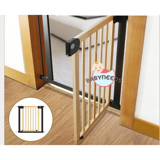 Babysafe gate Baby safe gate pagar pengaman bayi preasure gate babysafe wood