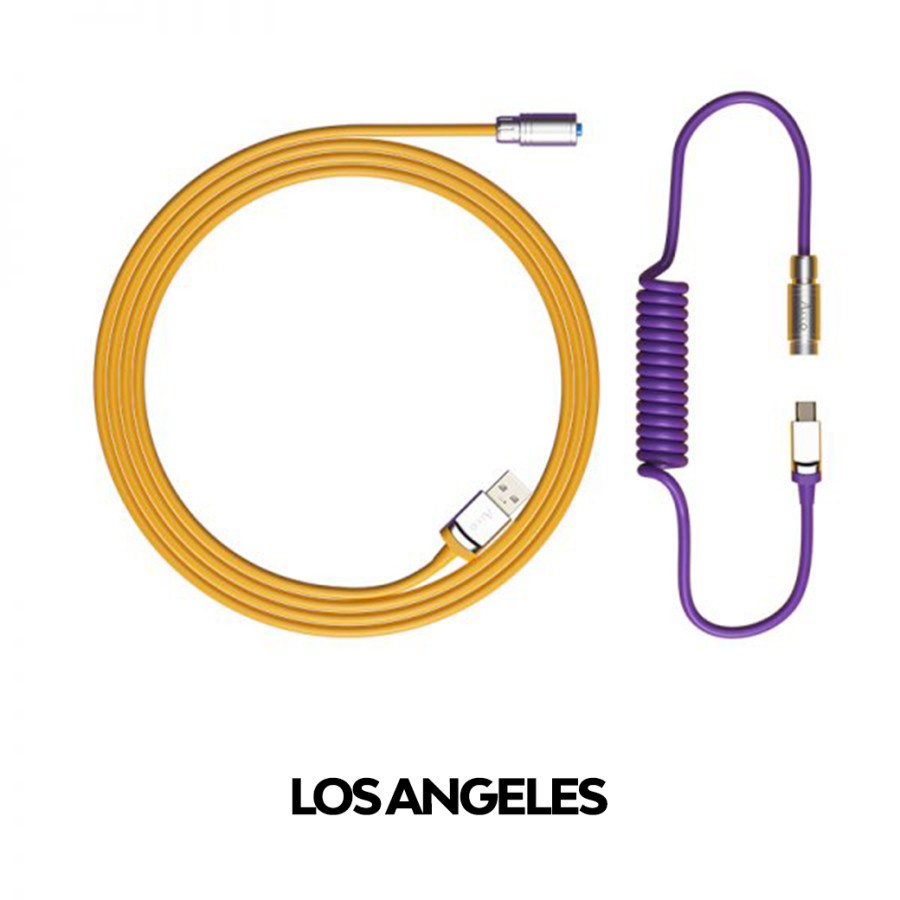 Akko Coiled Aviator Cable USB to Type-C for Mechanical Gaming Keyboard