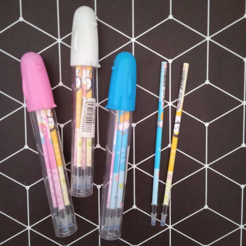 

Gel Pen Refill/Isi Ulang Tinta Bulpoin Gel 0,38 mm (Isi 6 pcs)