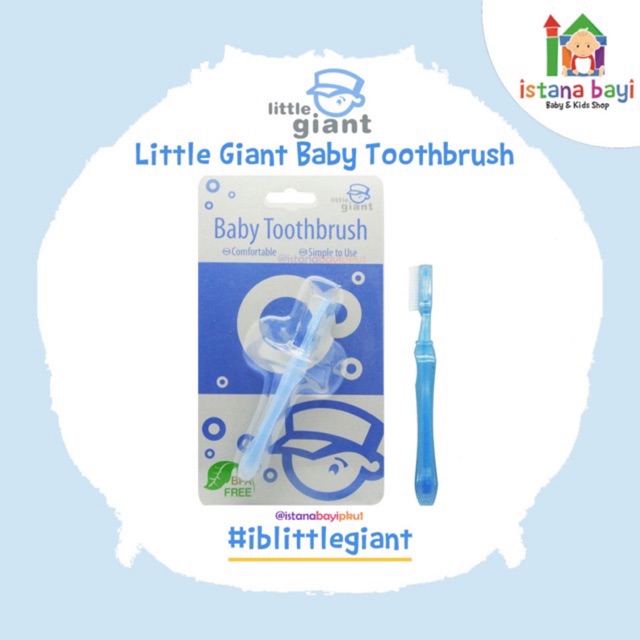 Little Giant Sikat gigi - LG.1103 Silicone Tooth Brush/Sikat gigi bayi silicone