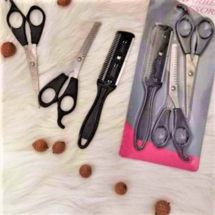 

ASEMKAJKT - GUNTING RAMBUT / GUNTING CUKUR / BARBER SCISSOR SET