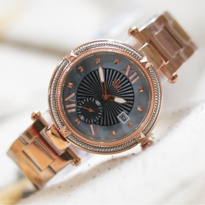 JAM TANGAN WANITA GC TANGGAL DETIK BAWAH RANTAI