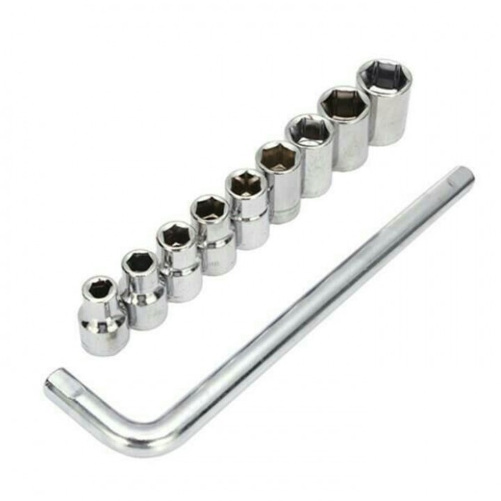 Socket Wrench Set 10 in 1 - Kunci Sok Multiguna