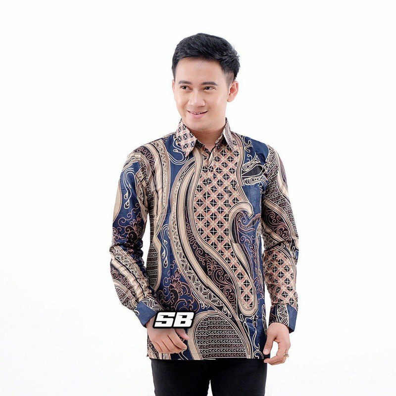BATIK PRIA LENGAN PANJANG BAJU BATK BATIK PEKALONGAN MODEL TERBARU