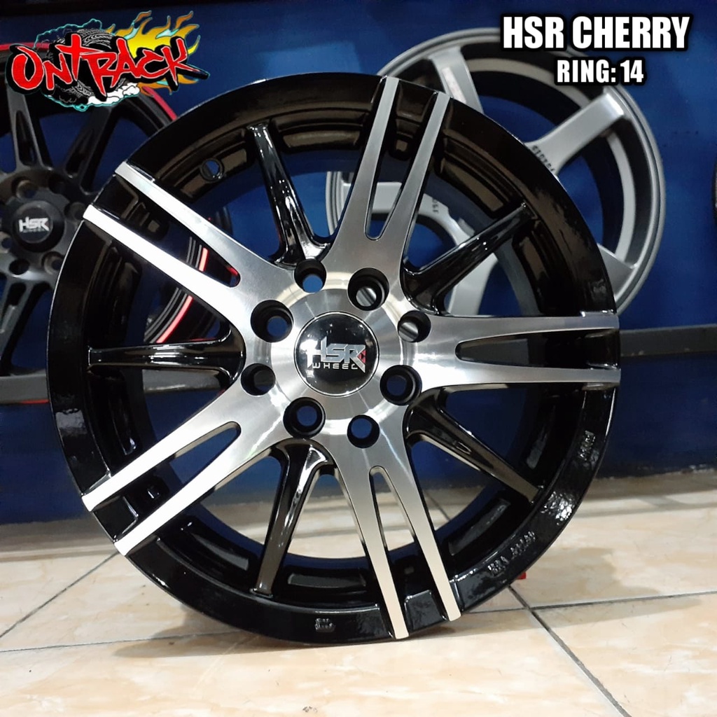 velg mobil ayla r14 /velg mobil agya r14/ velg mobil brio r14 / type hsr cherry.
