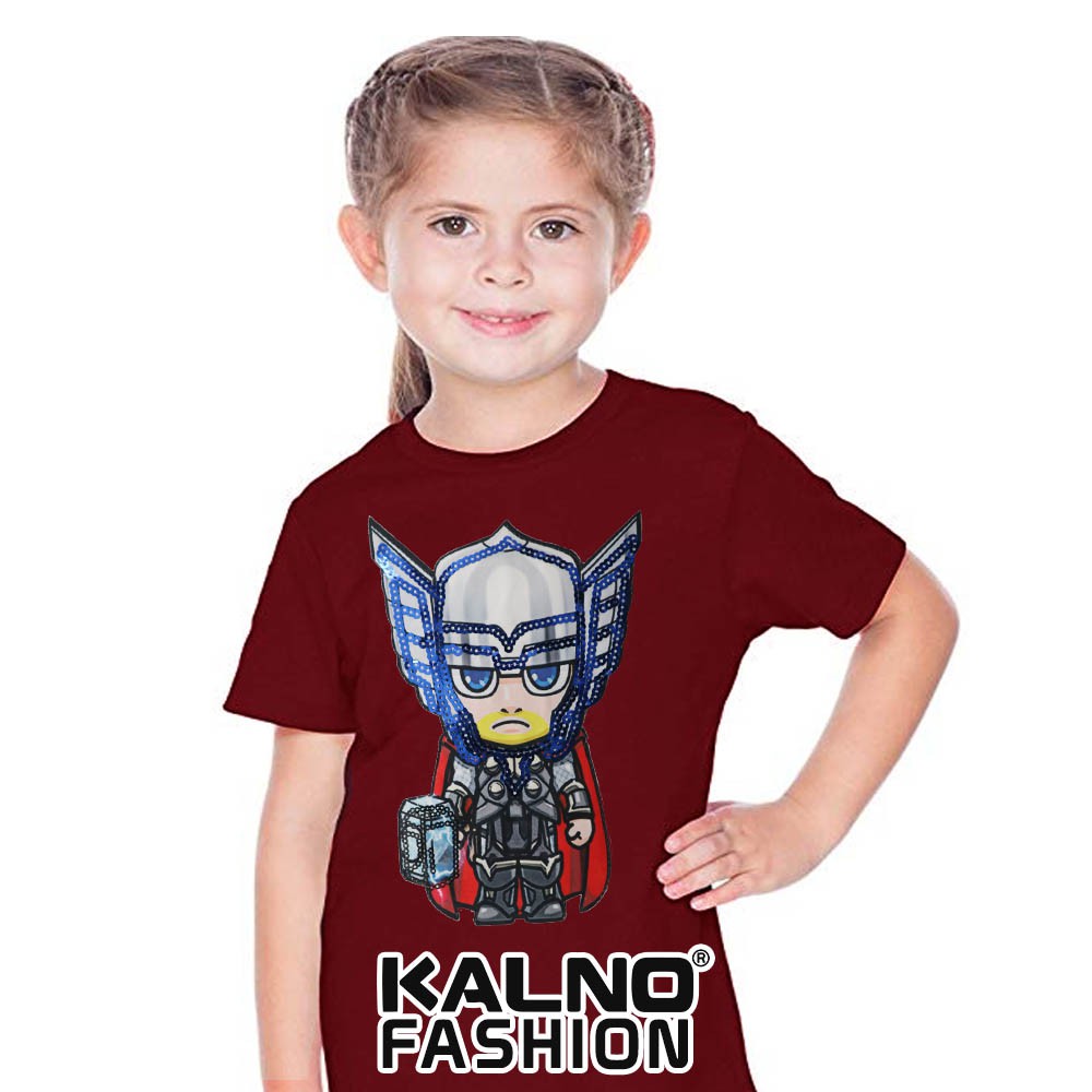 kaos baju anak THR umur 1 - 7 tahun, baju anak super hero, baju anak karakter