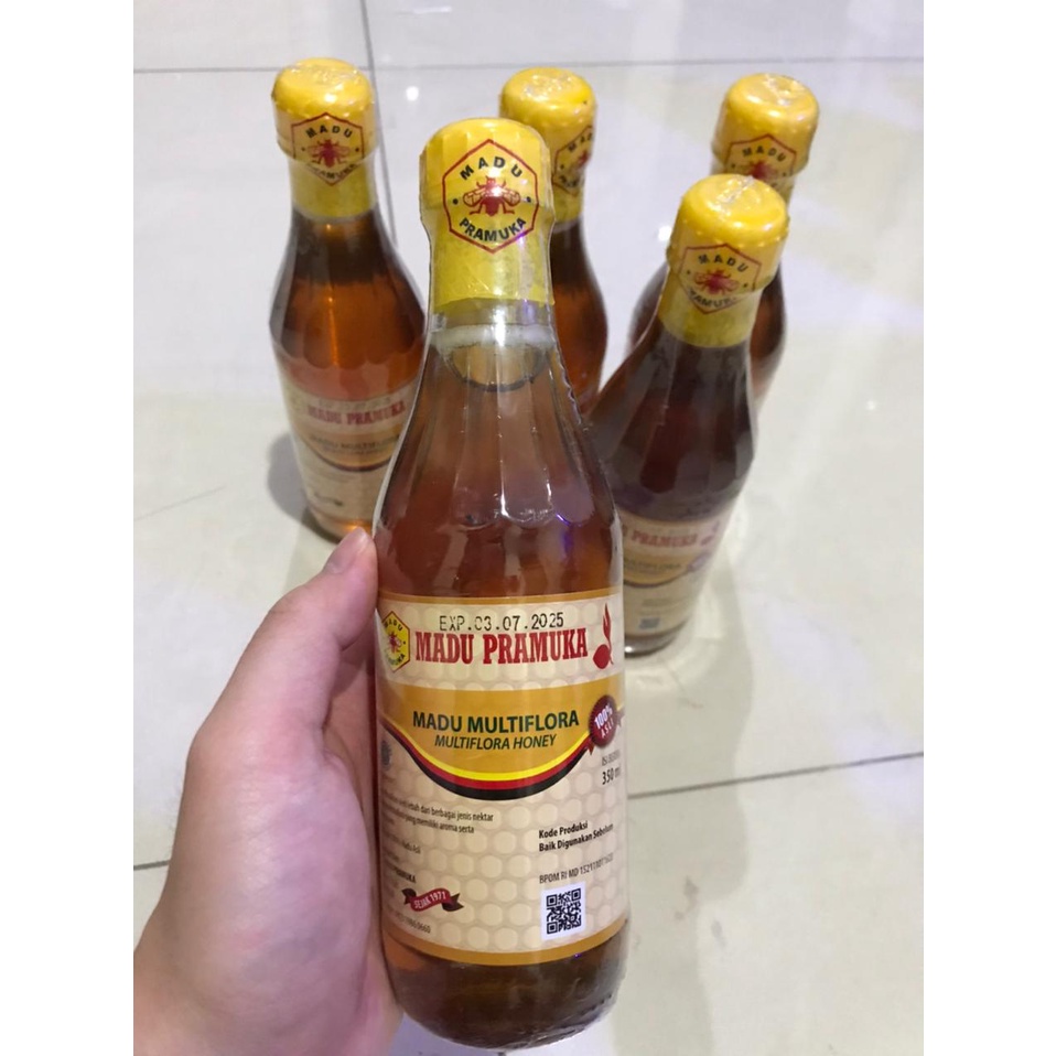 

PROMO MADU ASLI PRAMUKA MULTIFLORA 350 ML ORIGINAL SEGEL
