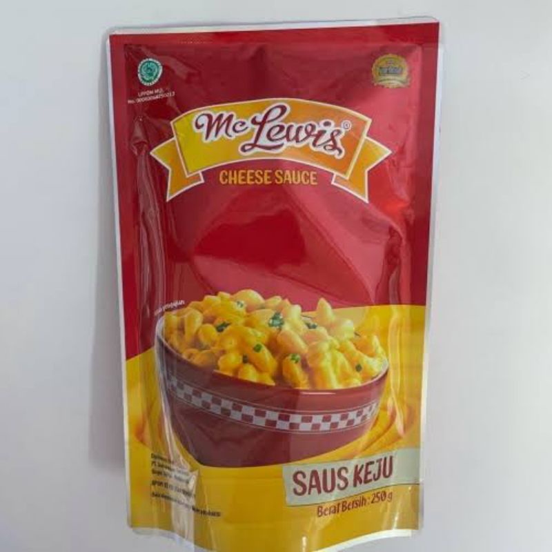 

Mc Lewis Saus Keju Cheese Sauce 250 gram