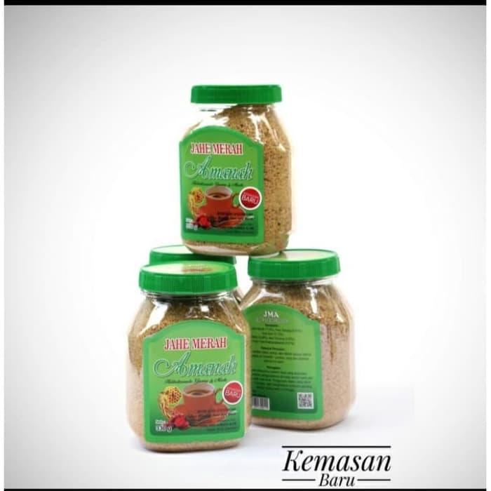 

Jahe Merah Amanah Super Toples Netto 330gr asli perkuat daya tahan