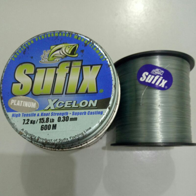 SENAR MONO SUFIX XCELON PLATINUM 15.8LB(0.30mm) 600M