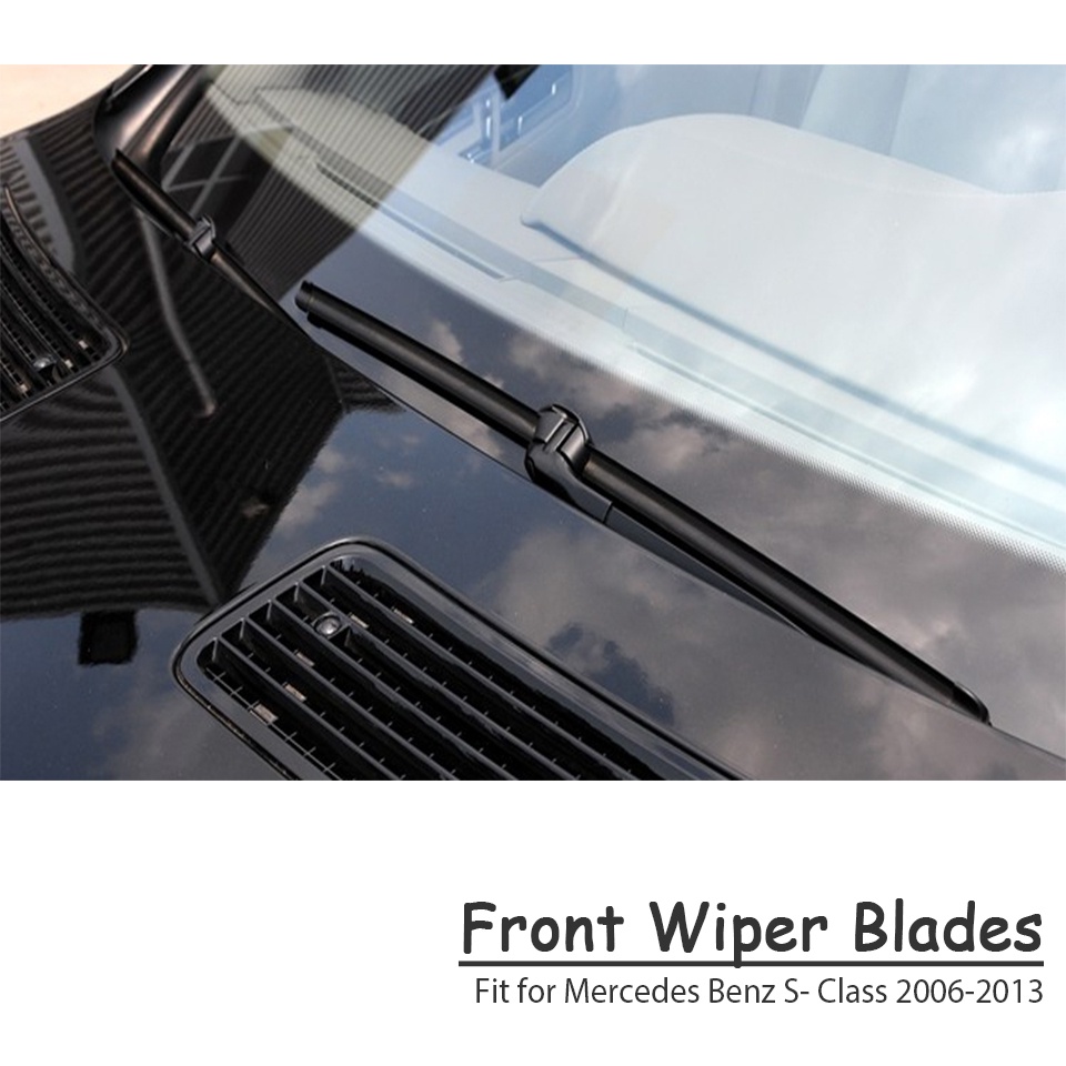 1 Set Karet Wiper Depan Mobil Untuk Mercedes Benz W221 W220 S- Class AMG