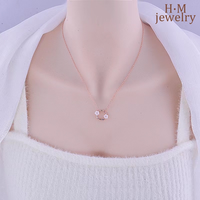 Kalung Rantai Sterling Silver 925 Dengan Liontin Lonceng Gaya Irlandia Untuk Wanita