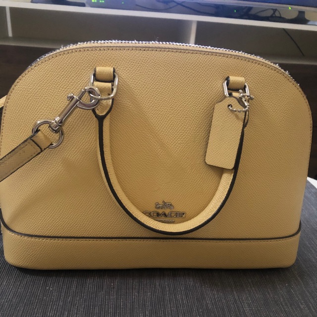 tas coach sierra vanilla yellow