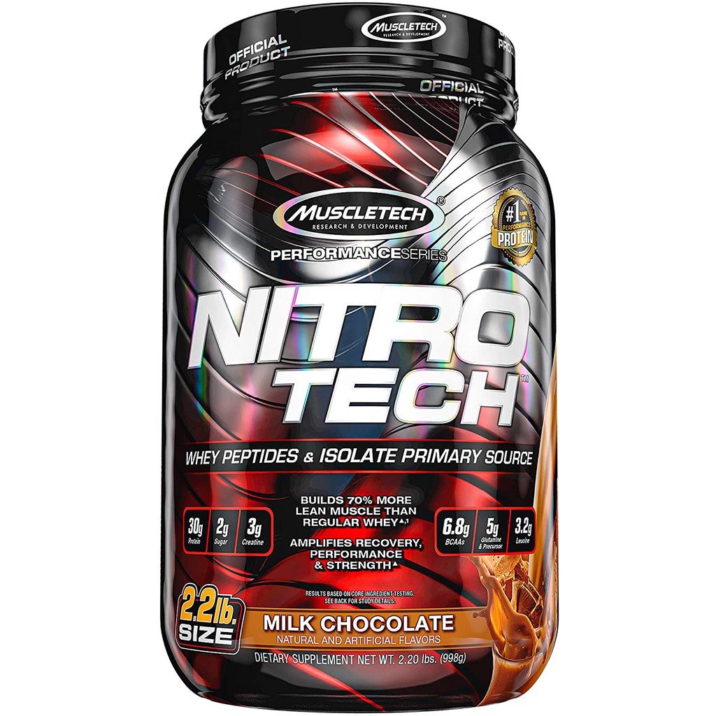 Muscletech Nitrotech 2lbs Coklat