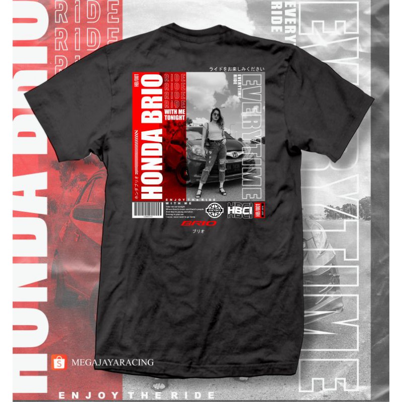 BAJU HONDA BRIO / KAOS HONDA BRIO / BAJU MOBIL HONDA BRIO CLUB