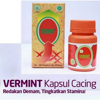 Vermint 30 kapsul  12 kapsul  Obat  Cacing Obat  Maag asam  